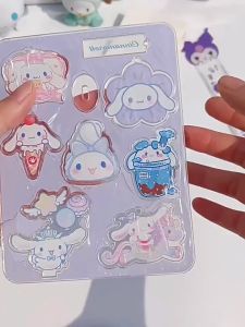 🔥READY STOCK🔥DIY Sanrio Acrylic Pendant Keychain kuromi melody Gift钥匙扣立牌学生包包玩偶摆件帕恰狗玉桂狗情侣闺蜜礼物 Cartoon