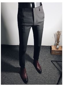 [ CÓ SIZE ĐẠI ] Quần tây âu nam thêu dáng ôm body Ống nhỏ ôm chân màu đen cao cấp co giãn 4 chiều vải đẹp mềm mượt quần tây dài thêu có size đại big size - Lazada