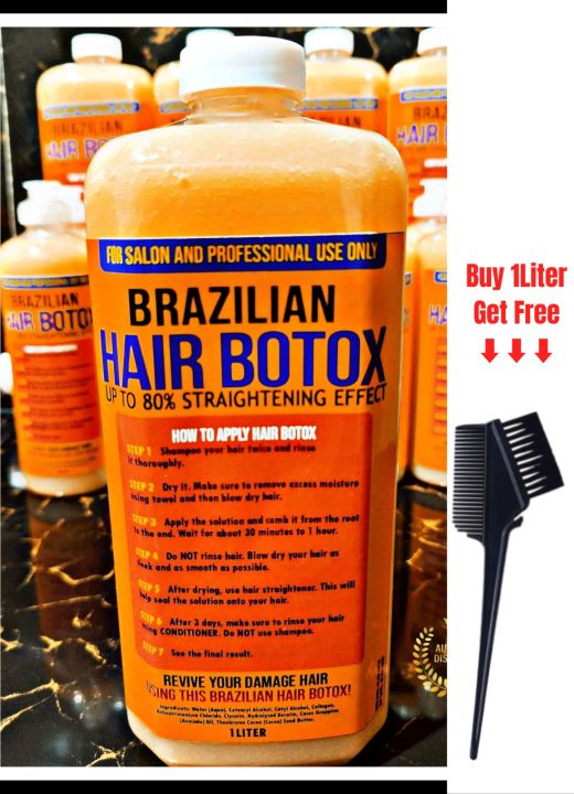 ORIGINAL BRAZILIÀN HAIR BOTOX 1LITER Lazada PH
