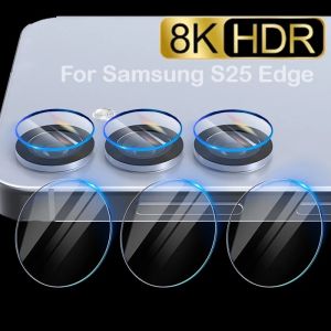 For Samsung S26 Series Back Camera Lens Tempered Glass for Samsung Galaxy S25 Edge FE Plus Ultra HD Clear Camera Protector Film