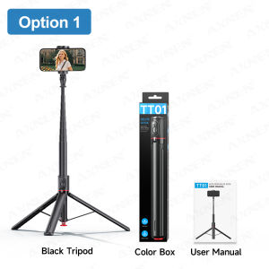 AXNEN 70.87-Inch Selfie Stick Tripod Touchdown Auto Pop-Up Holder Bluetooth Magnetic Remote Control for Huawei Xiaomi iPhone