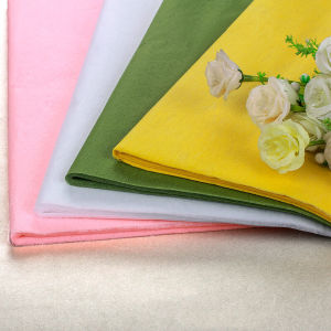 กระดาษห่อดอกไม้ผ้าฝ้าย กระดาษห่อดอกไม้สด วัสดุทำมือ กระดาษฝ้ายขาว กระดาษห่อดอกไม้ กระดาษใบไม้ กระดาษพับใบไม้