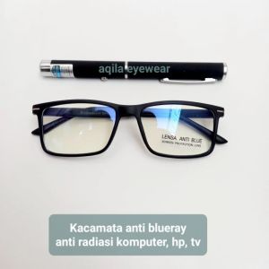 kacamata antiradiasi anti blue ray komputer hp real pick pria wanita