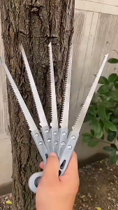 MSW Gergaji Tangan Mini Japanese Style Hand Saw Portable Untuk Potong Kayu Dahan Pokok Papan DIY Camping