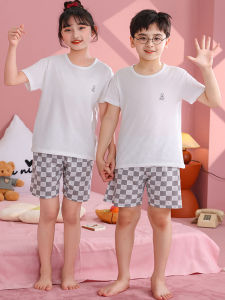 Childrens Summer Outdoor Shorts Thin Pure Cotton Five-Part Beach Pants Home Sleepwear for Boys And Girls Ages 1-15