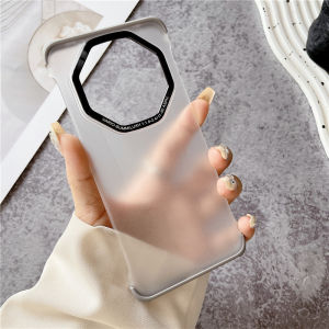 New Huawei Mate60RS Master Edition Phone Case Ultra-Thin Matte Creative Personalized Fashion Sensation Semi-Transparent Borderless Mate60pro+ Protective Cover
