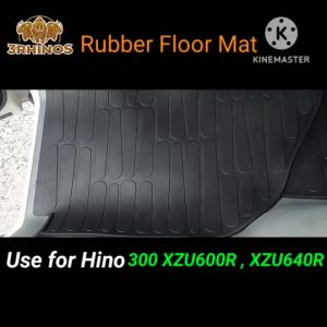 Rubber floor mats for trucks HINO 300 XZU600R 640R