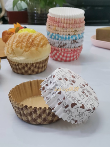 Heat Resistant round Bread Tray Hard Edge Medium Size Baking Oven Paper Cups for Barbecue And Baking DIY Kitchen Tools