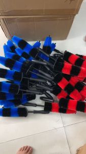 COMBO 2 BÀN CHẢI LỐP Rửa Bánh Xe + CỌ LAZANG 43CM Cọ Rửa Mâm Lazang Dụng Cụ Rửa Xe Máy Xe Ôtô