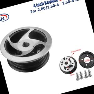 4 Inch Keyway Rims Aluminum Alloy Wheel Hub for MiNi Moto ATV Go Kart Electric Scooter 2.80/2.50-4 2.50-4 Tire Accessories