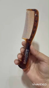 King Brown Handle Comb Collection หวีด้ามสุดเท่สีดำและสีวินเทจ ขนาด 17cm