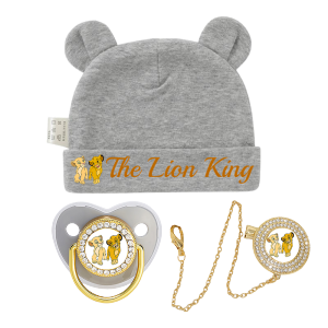 Disney | Baby Pacifier and Clip Cute Newborn Hat for Babies Childrens Newborn Pacifier Suitable for Boys or Girls for Families Trips