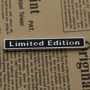 Metal Limited Edition Badge 3D Sticker Car Styling Logo Decoration Exterior Decals Motorcycle body Stickers car Accessories