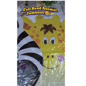 Balon Foil Animal Hiasan Ultah ukuran besar ukuran 78x89cm & 35cm