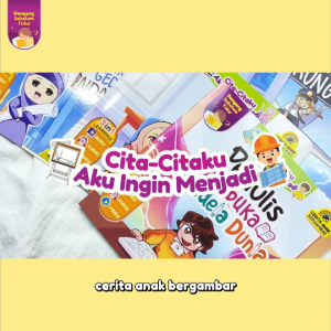 Paket 8 Buku Serial Cita-Citaku & Buku Audio Video Dongeng Sebelum Tidur