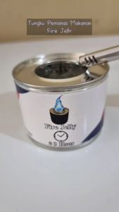 TUNGKU PEMANAS MAKANAN FIRE JELLY LILIN PENGHANGAT OUTDOOR Aluminium Candlestick Holder Varian Refill Jelly - Lazada