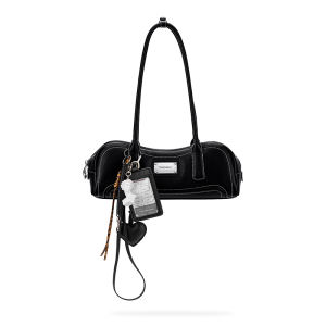 SmoSmos Ladies Leather Underarm Bag Fashionable Single Shoulder Handbag Stylish Trendy Design Handcrafted Detail Daily Use