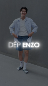 Leonardo Dép Nam Nữ Enzo Quai Ngang PVC Cao Cấp Phối Kẻ Vàng Be Đế Cao Su Nguyên Khối Chống Trượt