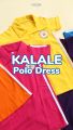Kalale - Polo Dress Short Sleeved Dress Anak Perempuan Lengan Pendek Usia 1-3 Tahun. 