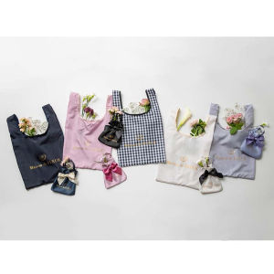 Japanese Magazine Appendix Gift Bags Tail Goods Japanese Style Sweet Exquisite Womens Minimalist Handbag Bows Shopping Bag