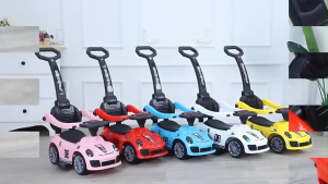 Kids Push Car Toys For Boys Girls Toys With Music Toddler Ride On Car