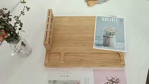 Bamboo Cheese Board With Stainless Steel Cutlery Set Wooden Charcuterie Chopping Board Pizza Board