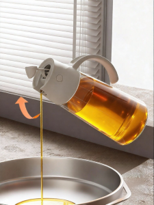 CAROTE | Leakproof Glass Oil Bottle with Automatic Opening
