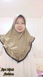 (Diskon) jilbab rempel corong hijab rempel jilbab syari jumbo hijab instan jilbab viral 2024