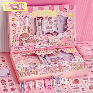 Handbook Sticker Gift Box Spree Cute Girl Heart Korea INS Pocket Material Tape Children Decorative DIY