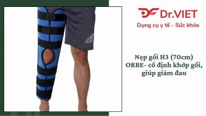 Nẹp gối H3 (70cm) ORBE- cố định khớp gối giúp giảm đau