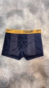 Ice Silk Mens Boxer (4 Pieces In Hygiene Pack-Black+Grey+Light Blue+Light Grey)Men Underwear Pants Mid Waist Breathable Soft Antibacterial