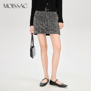 Elegant Starry Sequin Mini A-Line Skirt Womens Fashion MOISSAC 2025 Autumn Collection Short Half-length Skirts