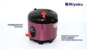 [BISA COD] RICE COOKER / MAGIC COM MIYAKO MCM 507 SBC 18 LITER GARANSI MURAH MEJIKOM