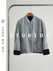 New Chinese Style Velvet Embroidered Shirt Top Retro Womens Winter Outerwear Unique Super Beautiful Commute Straight Tube