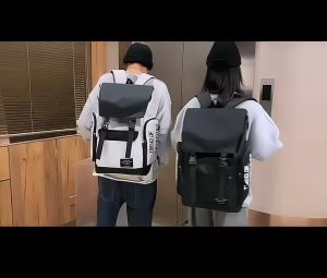 กระเป๋าเป้แฟชั่นผู้ชาย ใหญ่ เวอร์ชั่นเกาหลี ใส่กระเป๋าแฟชั่นได้หลายแบบ