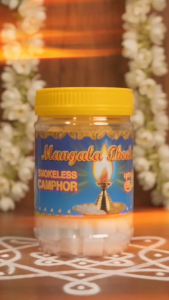 Bulk Pure Smokeless Camphor Tablets 800g Pugai Illa Soodam Karpooram Mangala Theebam