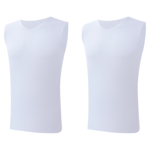 Miiow | Cat Man Ice Silk Running Fitness Vest Mens Summer Wide Shoulder Seamless Antibacterial Sportswear Innerwear T-Shirt