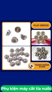 [HCM] Đầu phun cát - Hạt bắp - Flat ORIFICE (Dùng cho máy cắt tia nước CNC WaterJet Cutting Machine) - [Hcm] Sandblasting Nozzle - Orifice (Used for Cnc Waterjet Cutting Machine)