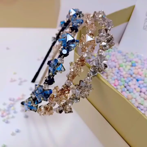 Bando Kristal Blink Cantik Pesta Wanita Korean Look Crystal Aesthetic Headband Shiny Fashion Style