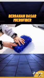 Sponge Busa CENDOL Cuci Mobil / Motor Bahan Microfiber Lap Pembersih Sponge Model Cendol Terbaru SPON tebal busa perawatan exterior body kendaraan sepeda motor mobil murah aksesoris car wash luar grosir reseller ready stock medan termurah variasi acc