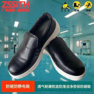 Anti-Static Anti-Smashing Dustproof Protective Shoes Semiconductor Panel Lithium New Energy Material Digital Engineering Food Pharmaceutical