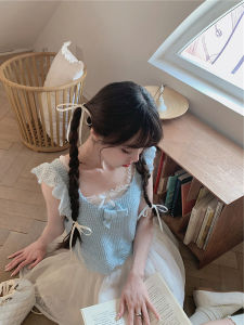 Áo Len Dệt Kim Hở Vai Cạp Cao Phong Cách Ngọt Ngào Cho Nữ Mùa Hè 2023 Áo Khoác Ngoài Tay Lỡ Cổ Bướm Màu Trơn Dáng Rộng