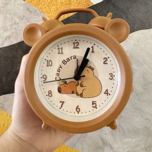 Creative Childrens Alarm Clock Desktop Bedroom Boys Girls Plastic Battery Powered Night Light Function New Model Waking up Tool