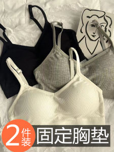 Yue Han Lin ผ้าคอมโพสิต Bralette สําหรับเด็กผู้หญิง Early Development High School นักเรียน Anti-Sagging เสื้อกั๊กสายบางสไตล์