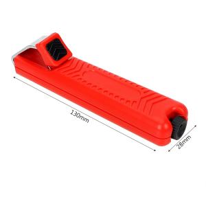 Cable Knife Stripper Wire Stripping Tools Plastic Handle Diameter 8-28mm PVC Electrician Knife Adjustable Cable Stripping Knife