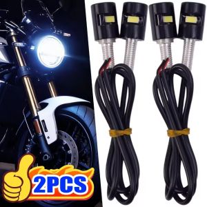 2PCS Motorcycle Number Plate Light 5630 SMD LED White Lighting Lamp Universal Car Auto Vehicle Rear Tail Light 12V Styling Accessory