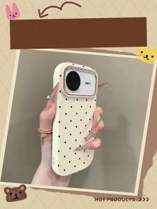 Vỏ Bảo Vệ Đen Elegance Chấm Bi