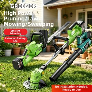 Powerful Cordless Hedge Trimmer Gardening Tool