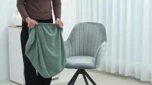 1/2pcs Nordic Soft High Arm Chair Covers Jacquard Armchair Slipcover Elastic Dining Room Chair Cover Seat Cover for Office Hotel