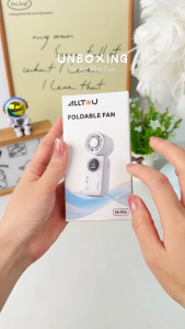 ALLTOU Cooling Fan 100-Speed Adjustable Mini Handheld Fan LED Display Portable Fan with 13℃ lce Chip Quiet for Bedroom Office Home Dorm